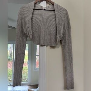 a new day Light Gray Ribbed Top